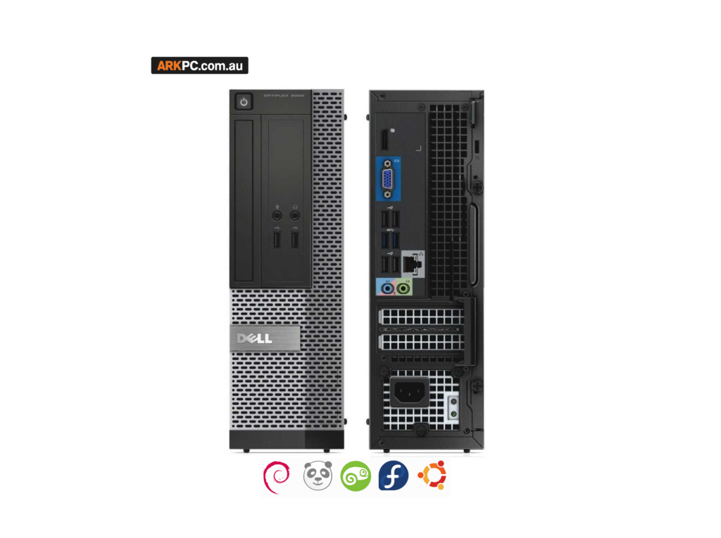 Refurbished Linux Desktop – compact Intel i3 PC with 8GB RAM and 256GB SSD