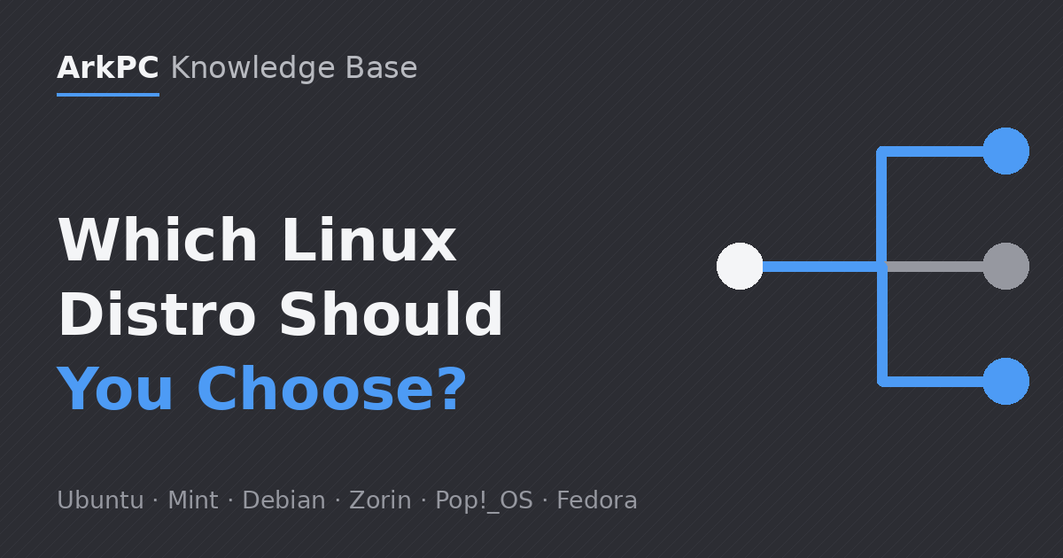 Which Linux distro should I choose - branching paths to Ubuntu, Mint, Debian, Zorin, Pop!_OS, Fedora