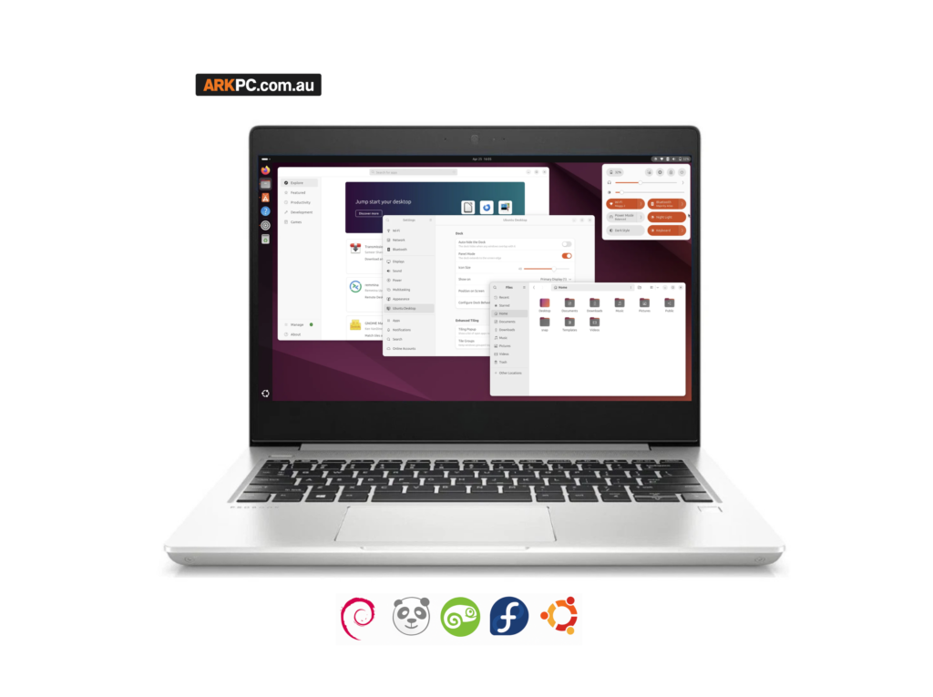Refurbished Linux Laptop Intel i5 13.3″ 8GB 256GB NVMe