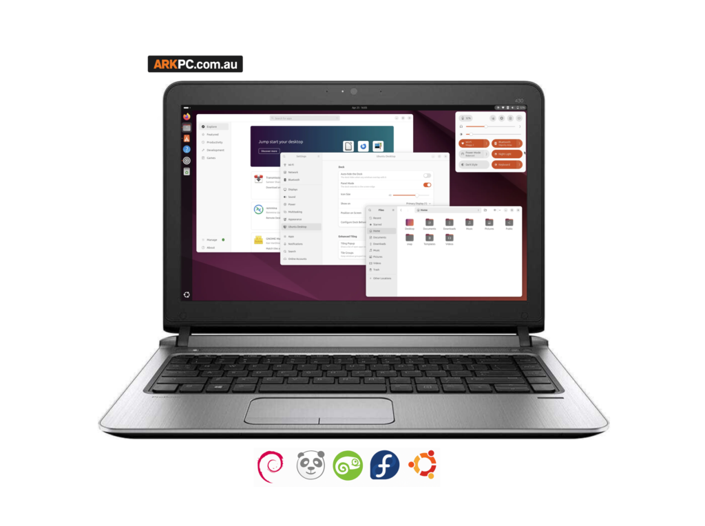 Refurbished Linux Laptop – Intel i5 13.3″ 8GB 256GB SSD