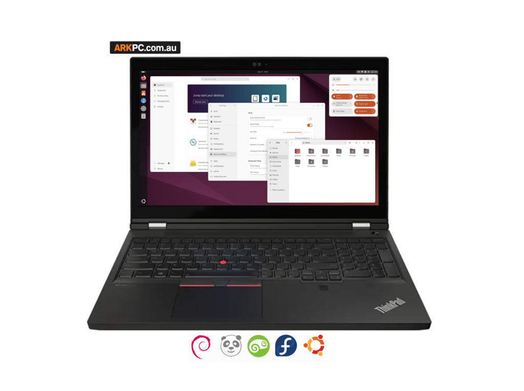 Refurbished Linux Laptop Intel i7 Workstation NVIDIA 40GB 1TB NVMe