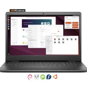Refurbished Linux Laptop Intel Core i5 15.6-inch 8GB 256GB NVMe with Ubuntu on screen